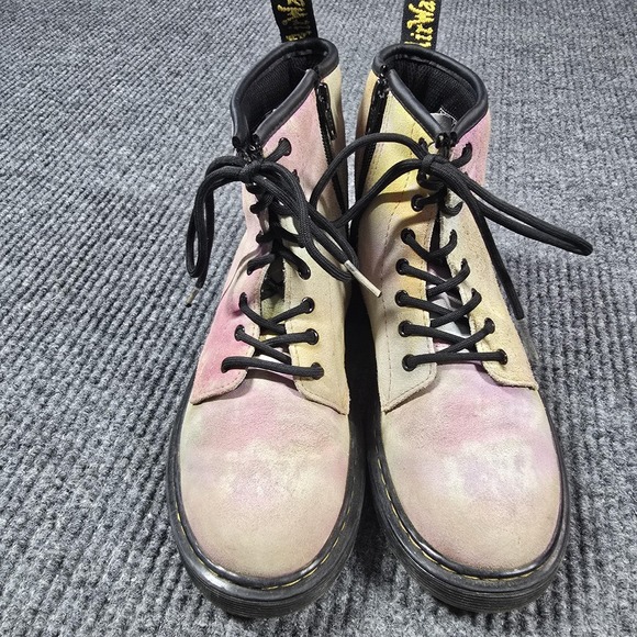 Dr. Martens 1460 Boots Mens Size 4 Womens 5 Tie Dye‎ Suede Side Zip 8 Eye Combat main image 8